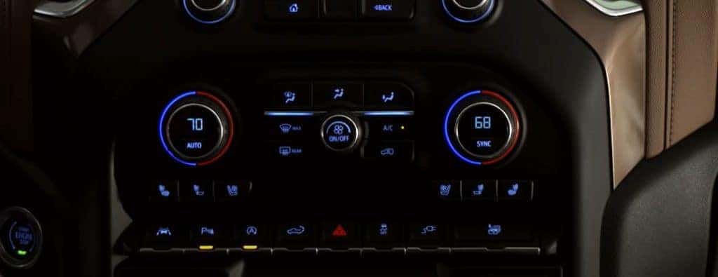 How does the climate control system in my Chevrolet Silverado work