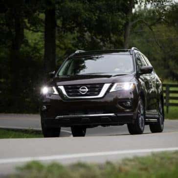 2019 Nissan Pathfinder on road