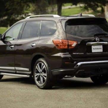 Rear of 2019 Nissan Pathfinder