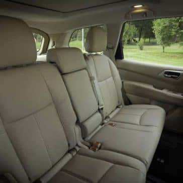 Rear seating in 2019 Nissan Pathfinder