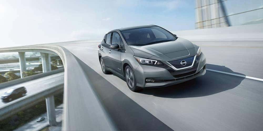 2019 Nissan Leaf Driving