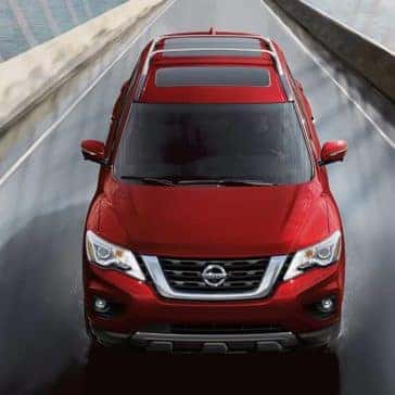 2020 Nissan Pathfinder Crossing Bridge