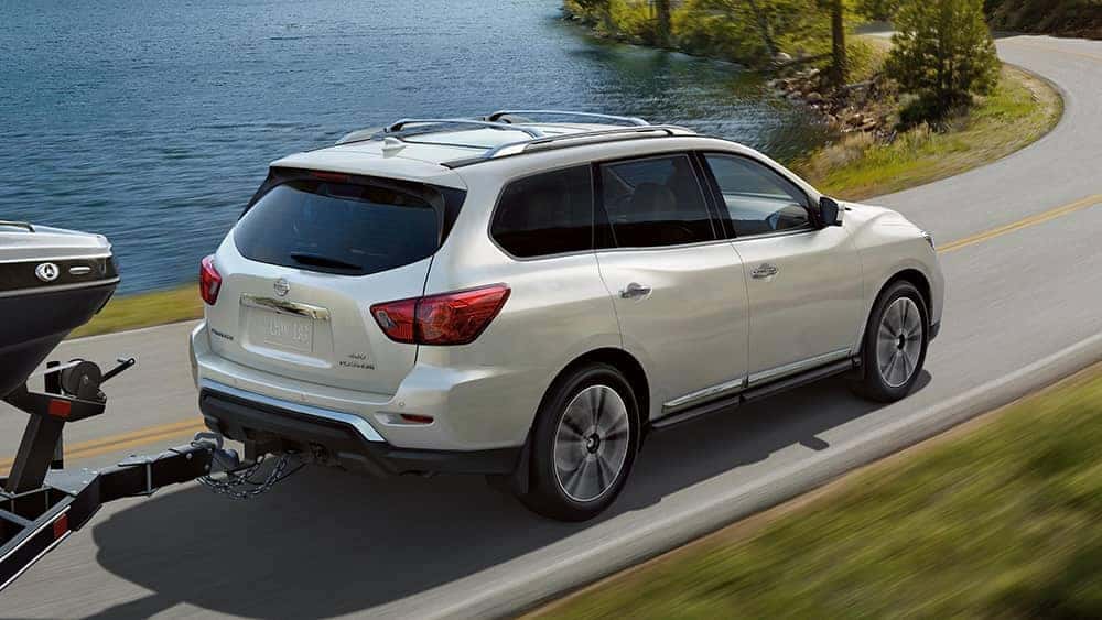 2020 Nissan Pathfinder Towing Boat