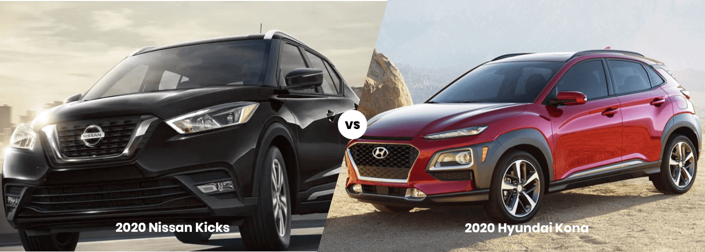 2020 Nissan Kicks vs. 2020 Hyundai Kona