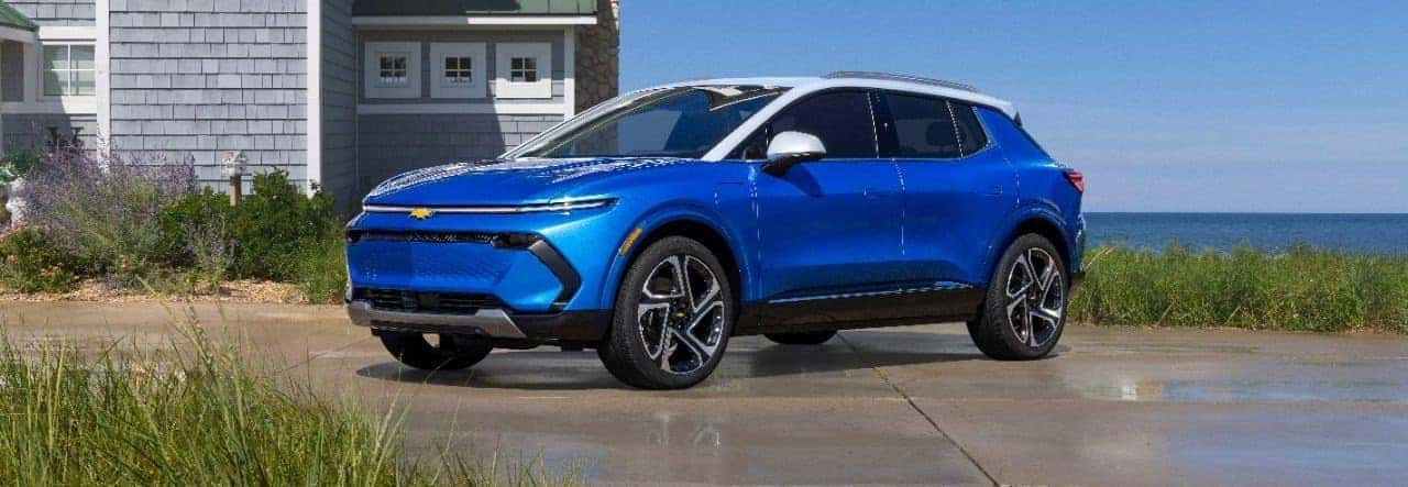 Chevrolet Equinox EV by the water