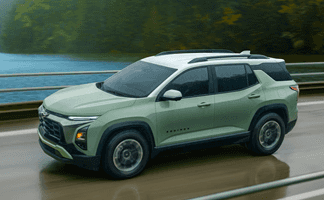 Chevy Equinox on the road