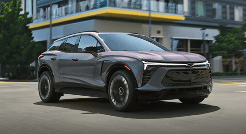 Chevrolet Blazer EV Driving Down the Street