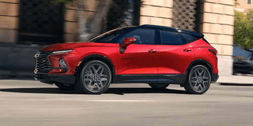 Chevrolet Blazer On The Street