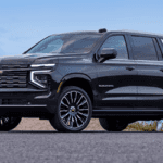 Chevrolet Suburban on a hill