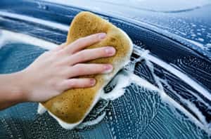 Washing-a-car