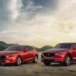 2 Mazda Vehicles By Lake