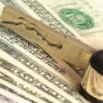 Car key and money
