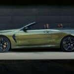 Side shot of the 2023 BMW M8 Convertible