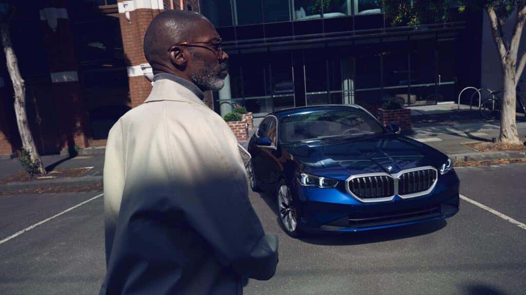 Exterior of the 2024 BMW 5 Series in Wesley Chapel