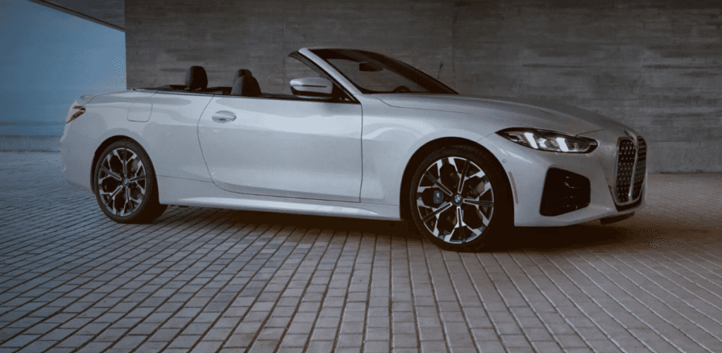 Exterior of a 2026 BMW 4 Convertible