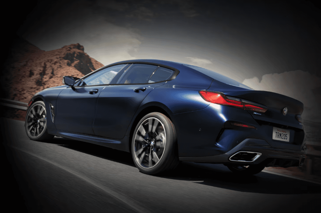 Exterior of a 2026 BMW 8 Gran Coupe