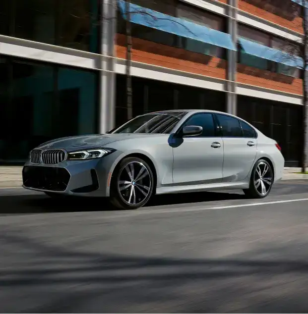 BMW 330i action shot