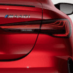 The taillight of the 2026 BMW 4 Series Coupe