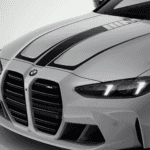 The front grille of the 2026 BMW M4 Coupe