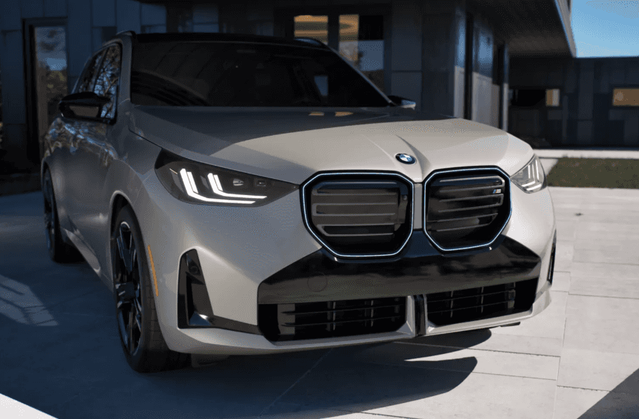 Front view of a 2026 BMW X3 M's exterior