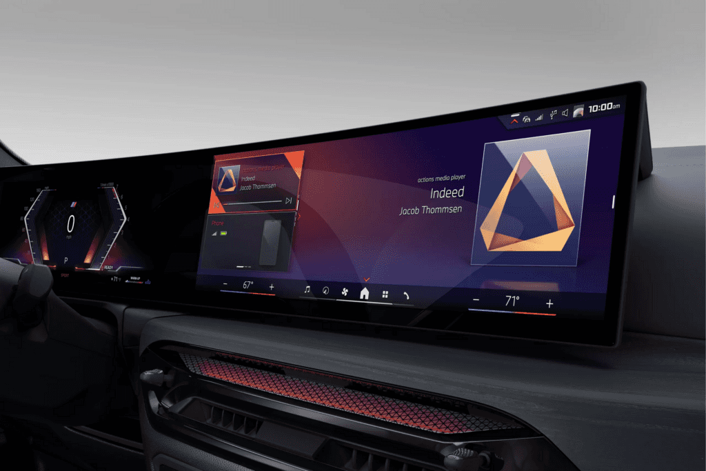 The dashboard of the 2026 BMW 3 Series