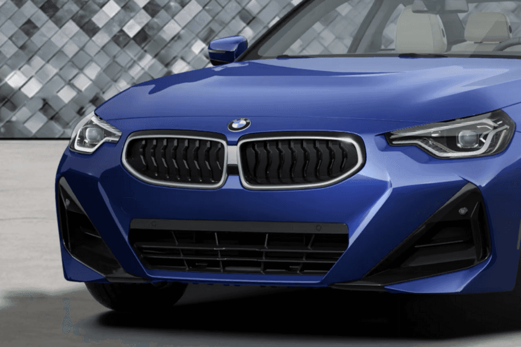 The front grille of the 2026 BMW 2 Series Coupe