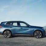 New BMW SUVs parked in a mountainscape
