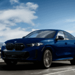 The 2026 BMW X6 on the road