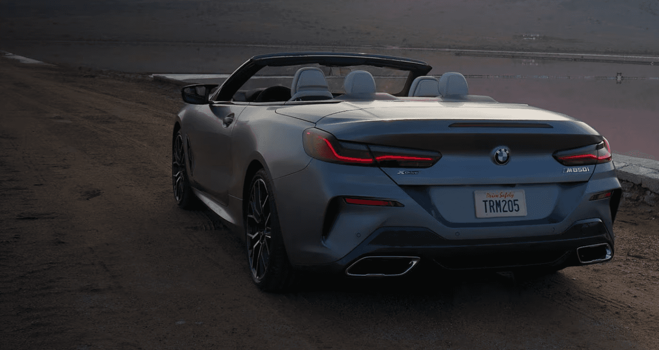 Exterior of a 2026 BMW M8 Convertible