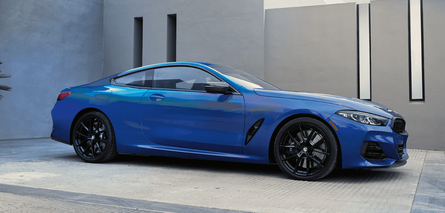 Exterior of a 2026 BMW M8 Coupe