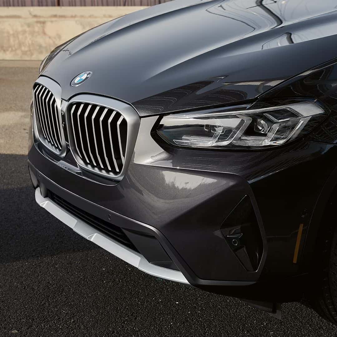 The grille of a pre-owned BMW SUV
