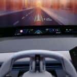 BMW Head-up Display projecting information in front of a driver