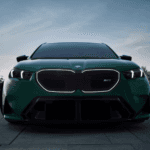 The front grille of the 2026 BMW M5 Touring