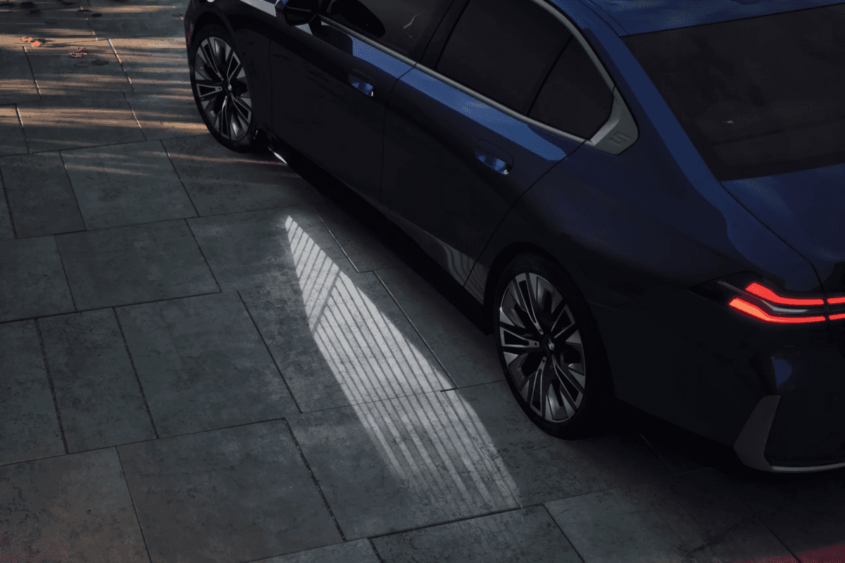 Side view of the 2027 BMW 5 Series