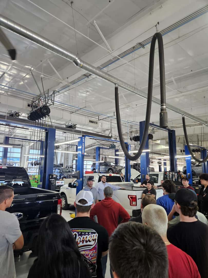 Moore Norman Tech students visit Bob Moore Nissan 