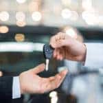 Car Key Exchange at Car Dealership