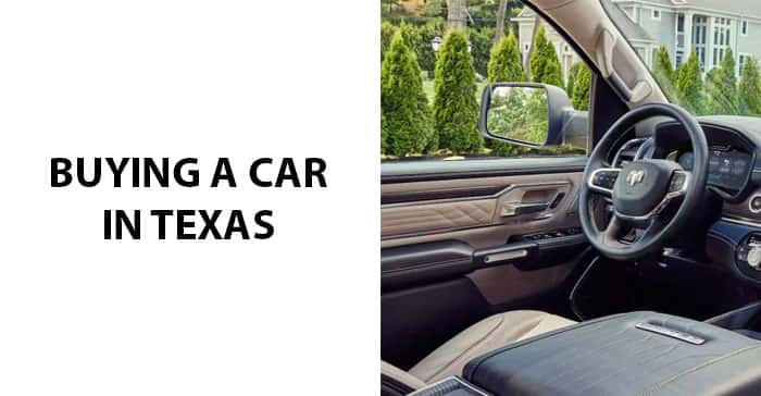 Buying A Car In Texas