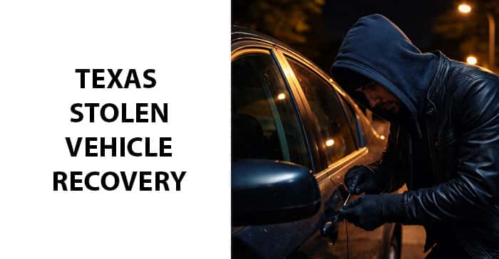 Texas Stolen Vehicle Recovery