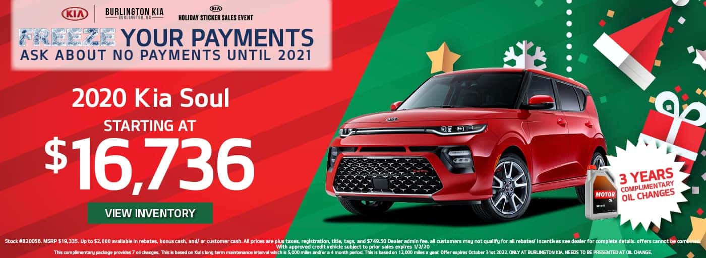 Save Big at the Kia Holiday Sticker Sales Event in Burlington NC