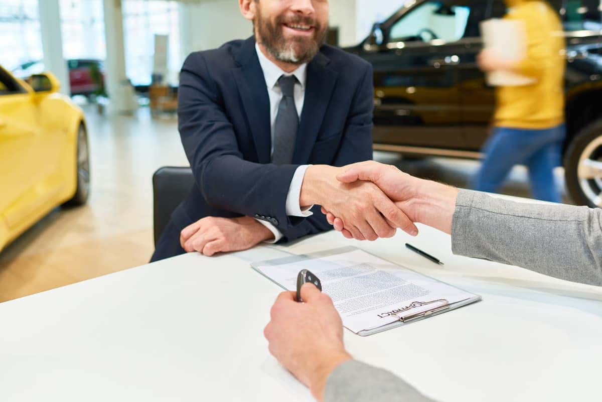 trading in a car