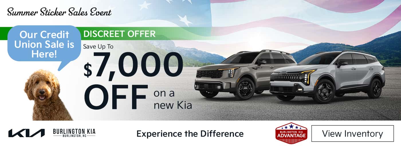 Save up to $7,000 on a new Kia when you finance through Kia Motor Finance (KMF)