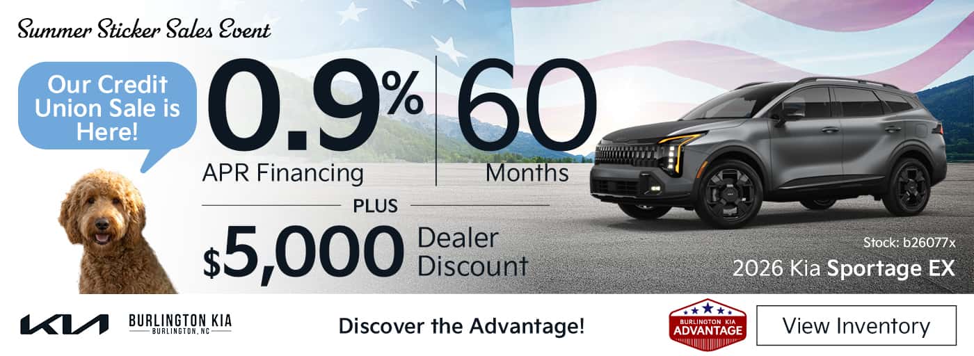 Get a New 2026 Kia Sportage LX for 0.9% APR for 60 Months