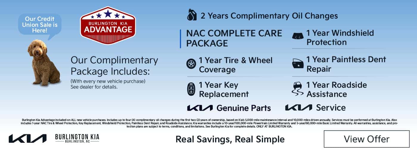 Burlington Kia Advantage Package
