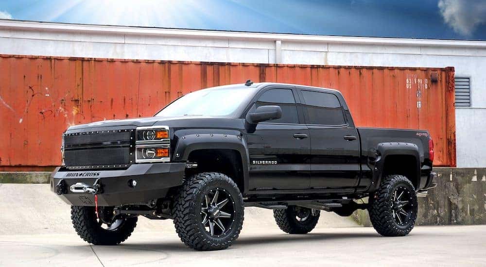 chevy silverado lifted black