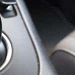 a CVT continuously variable transmission shift knob inside a hybrid vehicle
