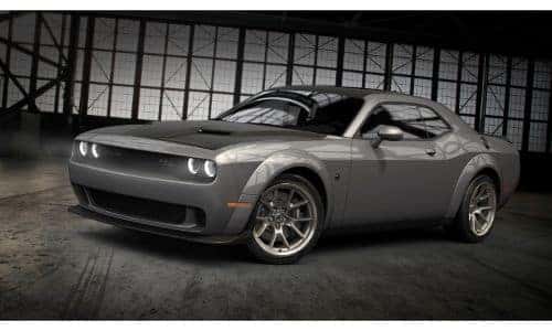 2020 Dodge Challenger 50th Anniversary Commemorative Edition in Smoke Show color option front exterior shot