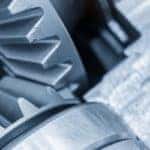 close up view of a differential