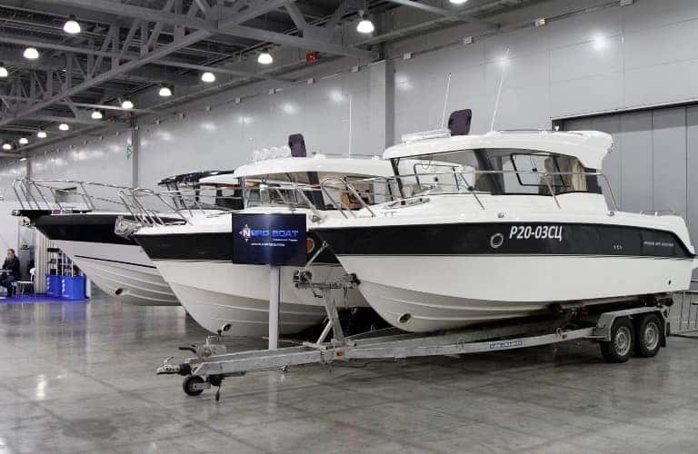 Boats ready to be towed