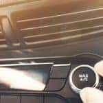 air conditioning controls in a car