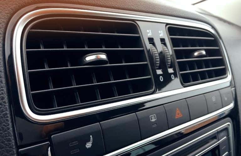 air vents in a car